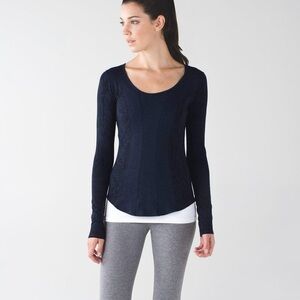 LULULEMON Between The Lines Long Sleeve Top